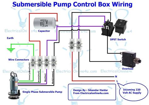 3 wire submersible well pump wiring diagram 